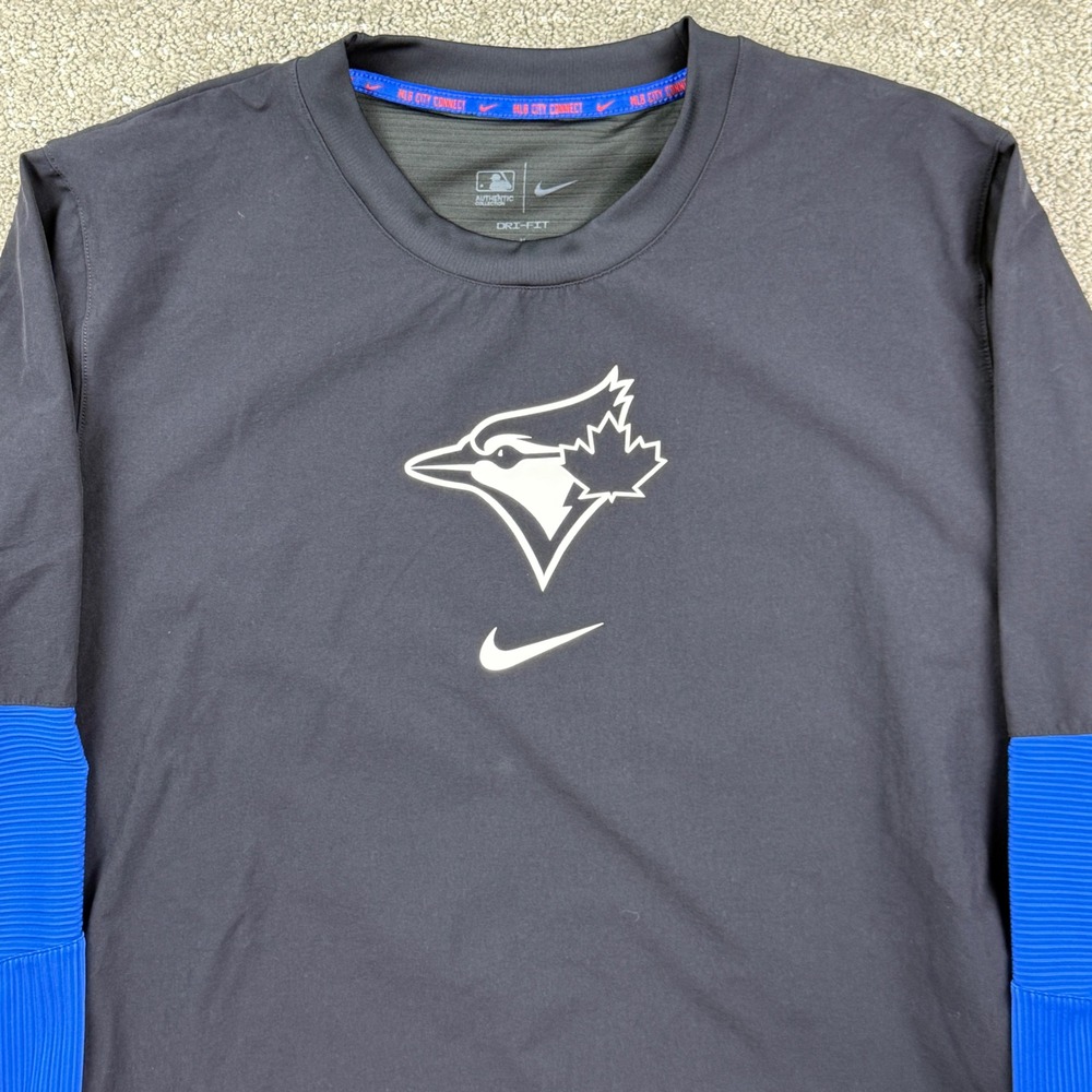 Nike Toronto Blue Jays Shirt Mens M Navy Blue City Connect Dri-FIT Athletic